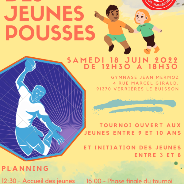 Affiches tournoi des jeunes pousses 2022